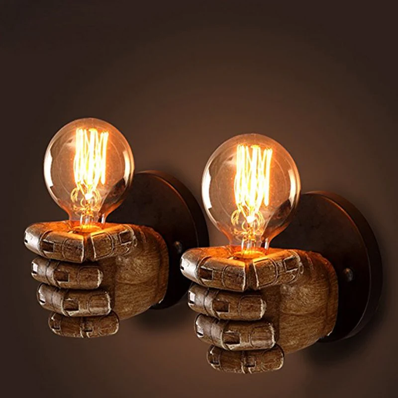 Xsky Classical Resin Fist Wall Lamps Corridor Cafe Restaurant Bar Bedroom Retro Wood Sconce Wall Light E27 Lamp Holder 90V-260V
Xsky Classical Resin Fist Wall Lamps Corridor Cafe Restaurant Bar Bedroom Retro Wood Sconce Wall Light E27 Lamp Holder 90V-260V