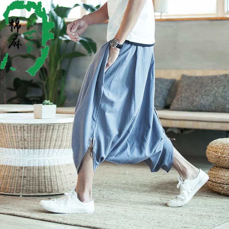 Free shipping plus size M-5XL hip hop Haren men pants linen baggy pants Mens Vintage Ankle-Length Pants Wide leg pants hiphop
Free shipping plus size M-5XL hip hop Haren men pants linen baggy pants Mens Vintage Ankle-Length Pants Wide leg pants hiphop