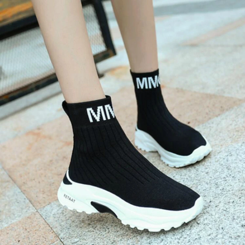 NEW Casual Shoes Women Fashion Sock Shoes tenis feminio Chaussures Femme Heighten Ankle Boots Women Shoes Zapatos De Mujer W508
NEW Casual Shoes Women Fashion Sock Shoes tenis feminio Chaussures Femme Heighten Ankle Boots Women Shoes Zapatos De Mujer W508