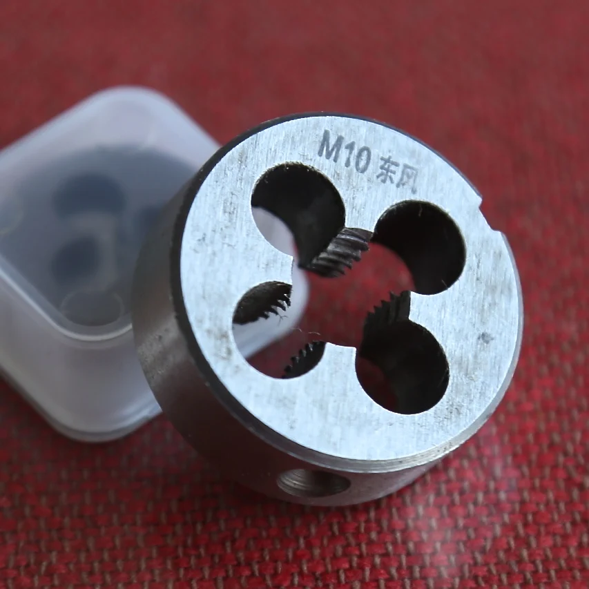 Free shipping of 2pcs Metric manual threading die M10mm manual hand round threading die for making outer threading of meta
Free shipping of 2pcs Metric manual threading die M10mm manual hand round threading die for making outer threading of meta