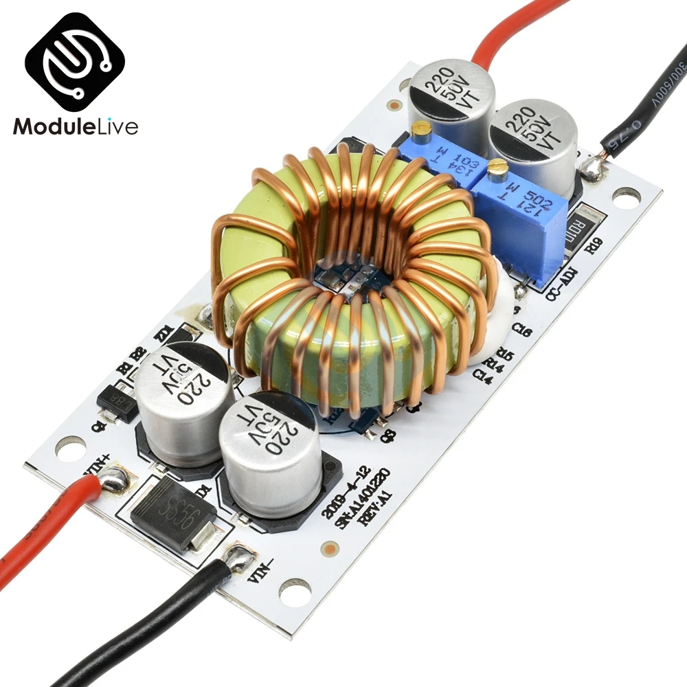 250W DC-DC Boost Converter Adjustable 10A Step Up Constant Current Power Supply Module Led Driver For Arduino
250W DC-DC Boost Converter Adjustable 10A Step Up Constant Current Power Supply Module Led Driver For Arduino