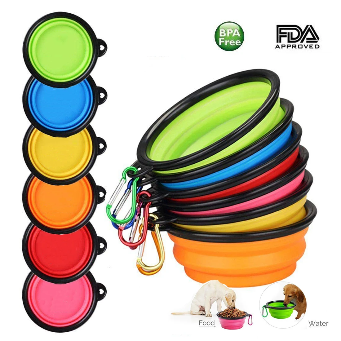 1PC Folding Silicone Dog Bowl Outfit Portable Travel Bowl For Dog Feeder Utensils Small Mudium Dog Bowls Pet Accessories
1PC Folding Silicone Dog Bowl Outfit Portable Travel Bowl For Dog Feeder Utensils Small Mudium Dog Bowls Pet Accessories