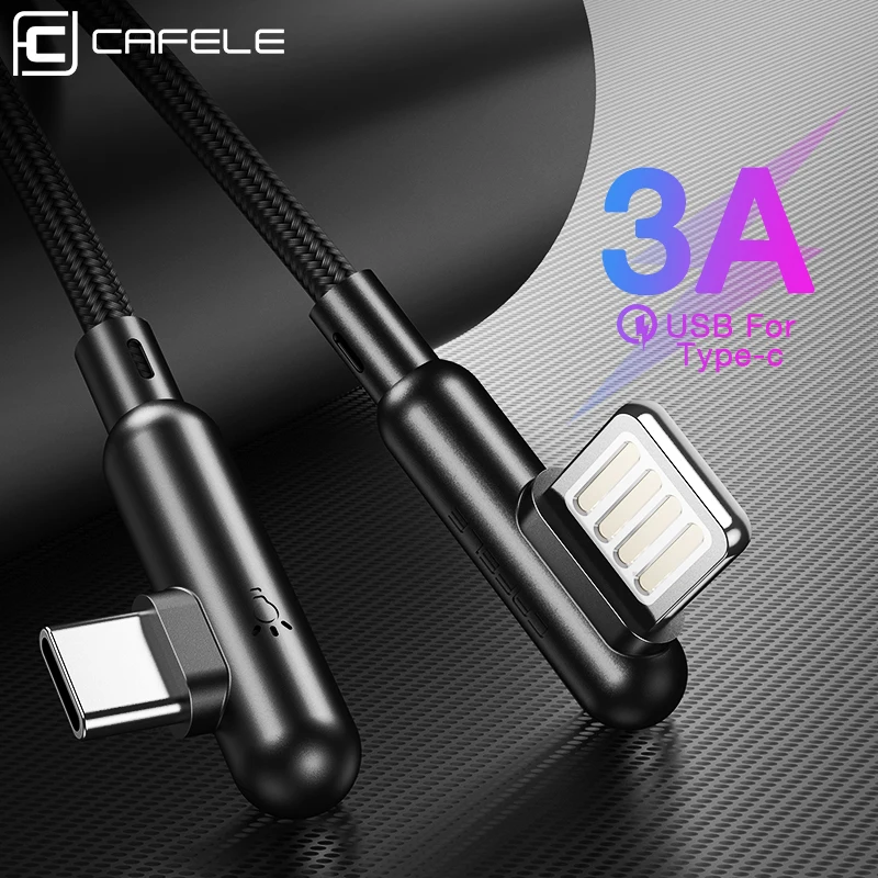 Cafele USB Type C Cable For Huawei p20 30 pro 90 Degree USB C Mobile Phone Cable 3A Fast Charging For Xiaomi 9 Redmi Note 7 Cord
Cafele USB Type C Cable For Huawei p20 30 pro 90 Degree USB C Mobile Phone Cable 3A Fast Charging For Xiaomi 9 Redmi Note 7 Cord