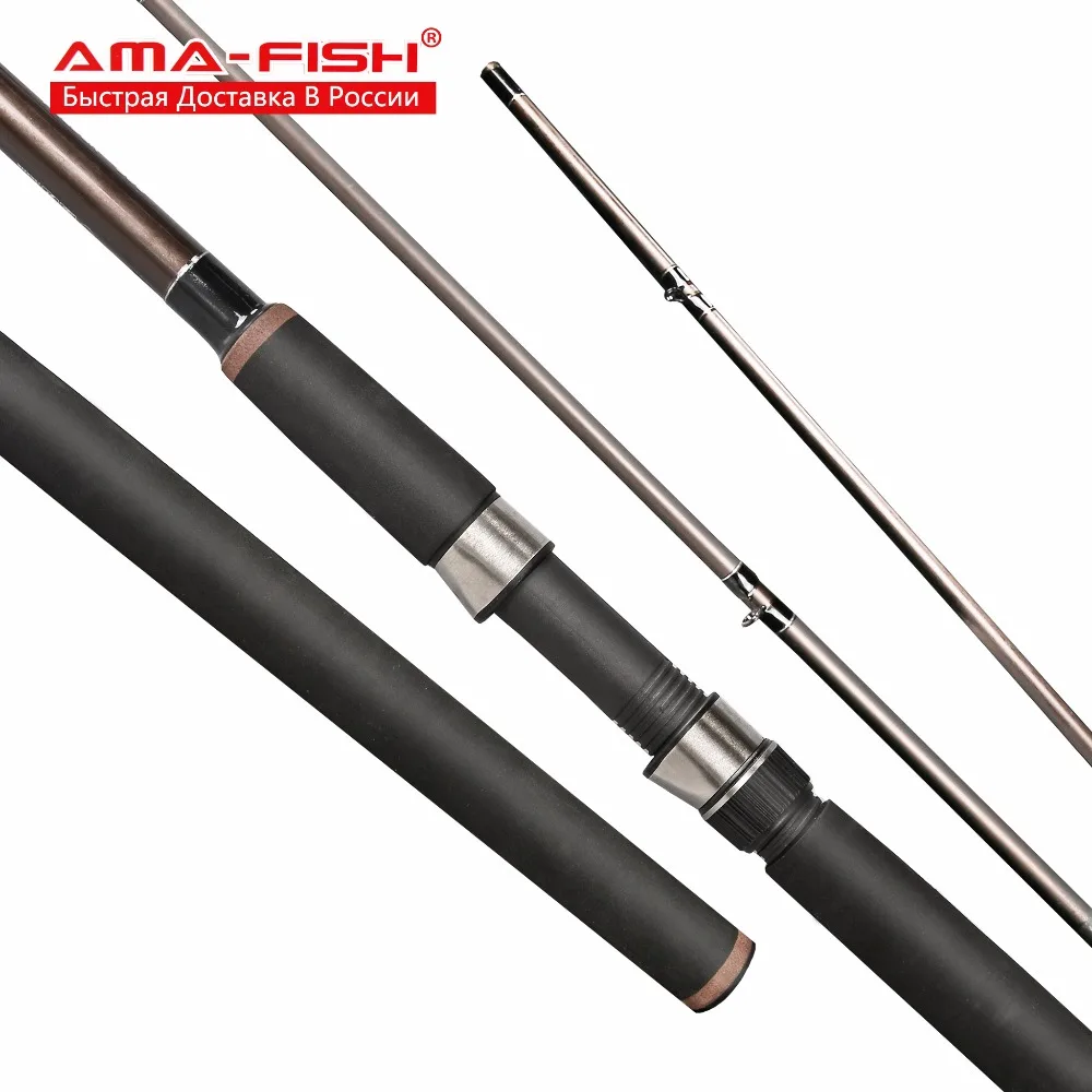 АМА FISH Марка спиннинг Рыбная ловля стержень 3.6 м Стекло Волокна Рыболовные удочки