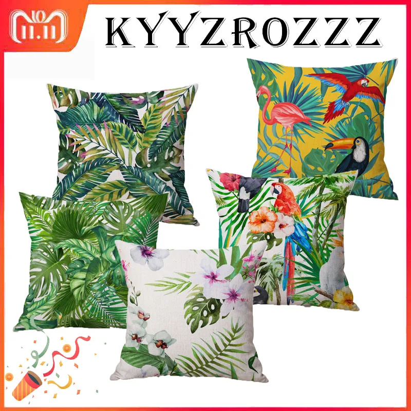 Fashion High Quality Cotton Linen Tropical Plant Hibiscus Flower Pillow case Parrot Cushion Cover
Fashion High Quality Cotton Linen Tropical Plant Hibiscus Flower Pillow case Parrot Cushion Cover