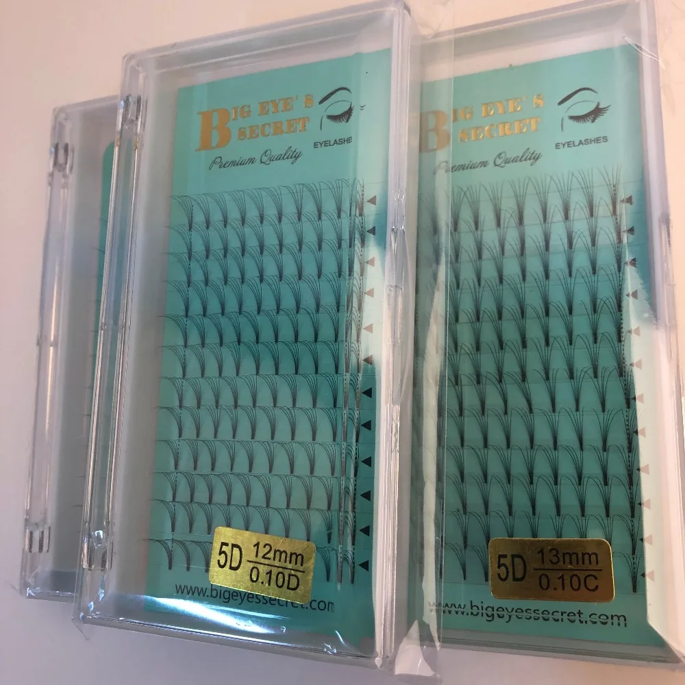 big eye's secret 5D volume lash short stems premade fans eyelash extension soft 12 rows professional wholesale free shipping
big eye's secret 5D volume lash short stems premade fans eyelash extension soft 12 rows professional wholesale free shipping
