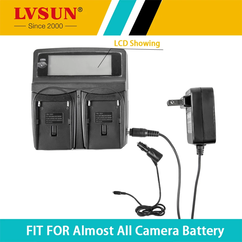 LVSUN Universal DC & Car Camera Battery Charger for LP-E10 LP E10 LPE10 Battery For Canon EOS 1100D 1200D Kiss X50 X70 Rebel T3
LVSUN Universal DC & Car Camera Battery Charger for LP-E10 LP E10 LPE10 Battery For Canon EOS 1100D 1200D Kiss X50 X70 Rebel T3