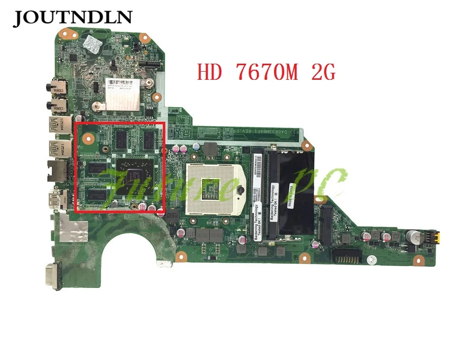 Материнская плата JOUTNDLN для ноутбука HP PAVILION материнская 680570 501 DA0R33MB6F1 DDR3 HM76 W/ HD 7670M
