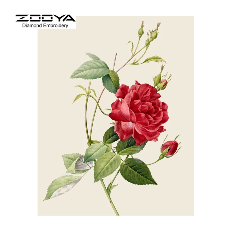 ZOOYA Diamond Embroidery 5D DIY Diamond Painting Red Rose Flowers Diamond Painting Cross Stitch Rhinestone Decoration CJ389
ZOOYA Diamond Embroidery 5D DIY Diamond Painting Red Rose Flowers Diamond Painting Cross Stitch Rhinestone Decoration CJ389
