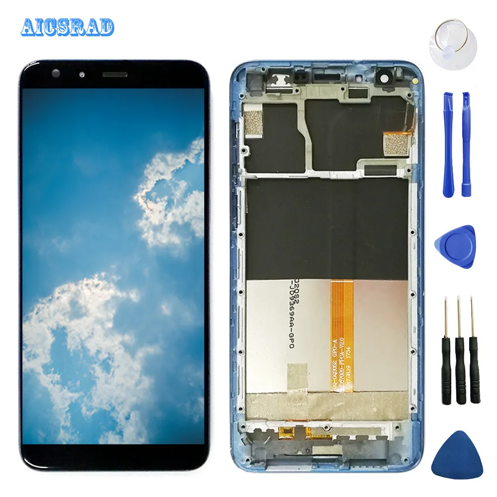 5 7 дюймов для ulefone mix 2 ЖК дисплей + сенсорный экран с рамкой 100% протестированный