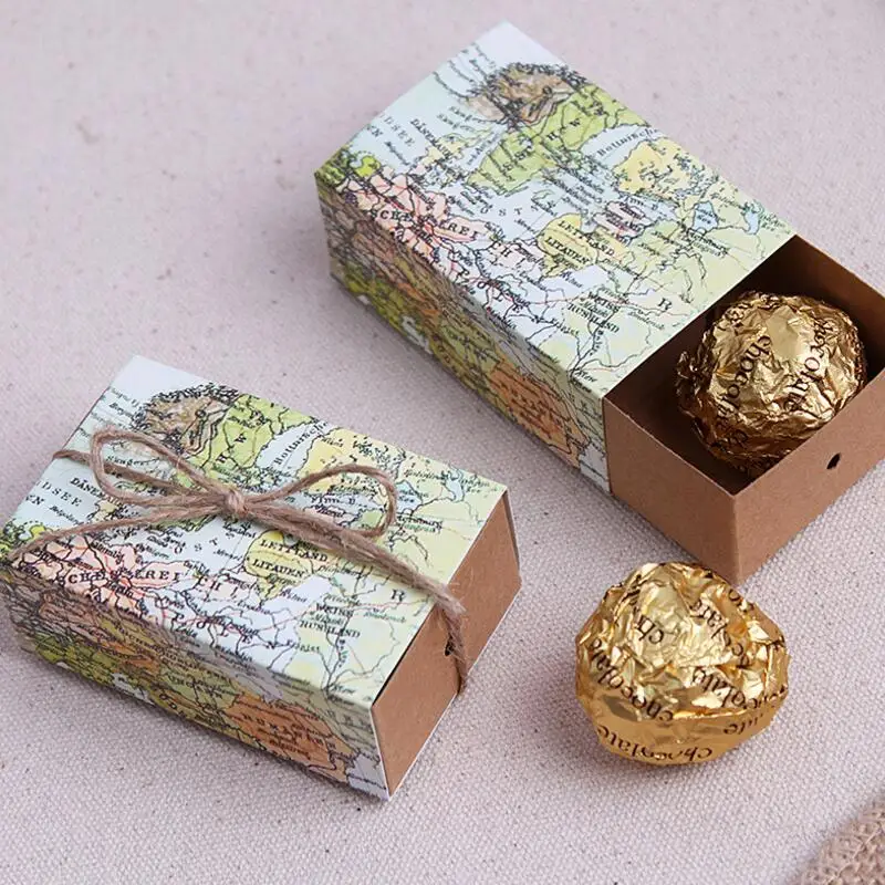 Creative Mini Drawer Shape Pull Candy Box World Map Printing Candy Packaging Box Wedding Gift Box Event Party Supplies 50pcs
Creative Mini Drawer Shape Pull Candy Box World Map Printing Candy Packaging Box Wedding Gift Box Event Party Supplies 50pcs