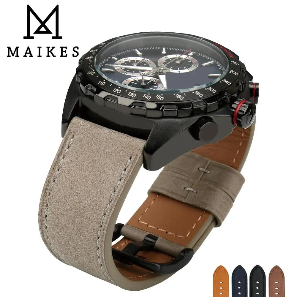 MAIKES Genuine Leather luxury Gray Watchband Watch Accessories Watch Strap 22mm 24mm Bracelet Watch band Watchband For fossil
MAIKES Genuine Leather luxury Gray Watchband Watch Accessories Watch Strap 22mm 24mm Bracelet Watch band Watchband For fossil