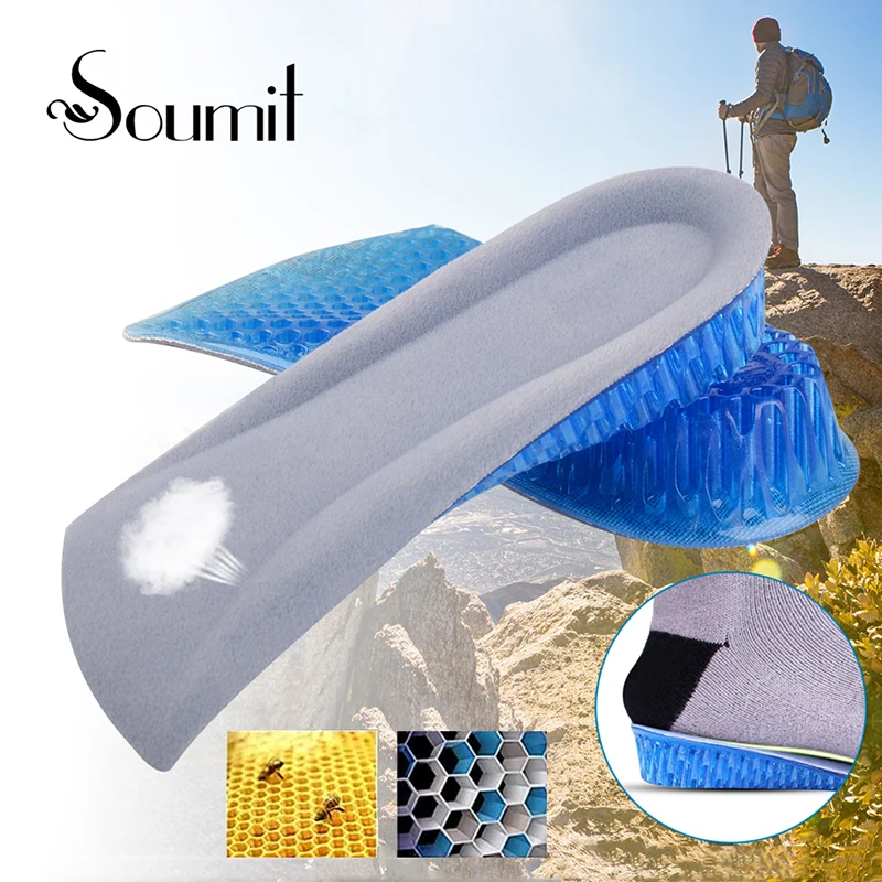 Soumit Unisex Gel Insole Silicone Insole for Shoes Breathable Honeycomb Heel Spur Insoles Cushion Height Increase Insole
Soumit Unisex Gel Insole Silicone Insole for Shoes Breathable Honeycomb Heel Spur Insoles Cushion Height Increase Insole
