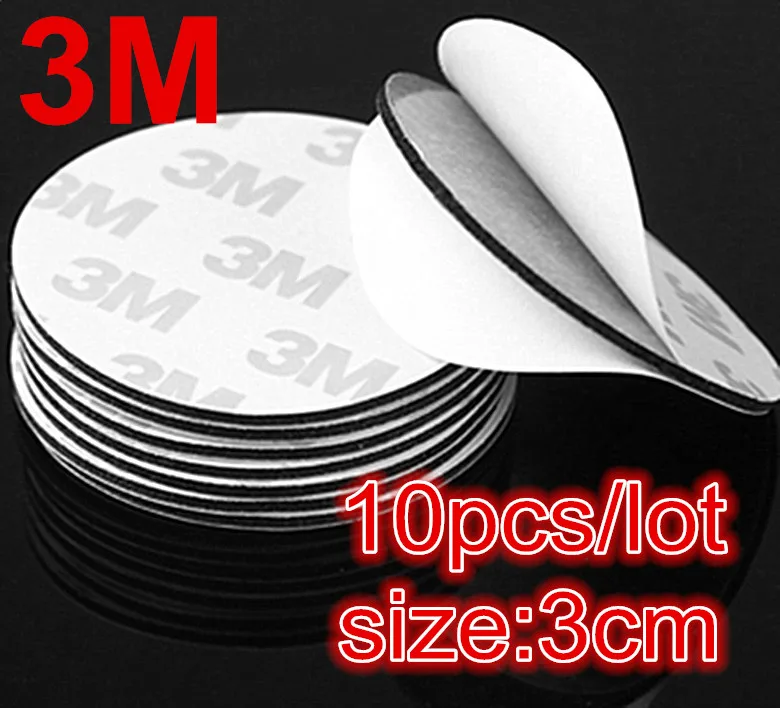 10 шт. двусторонняя клейкая лента диаметр 30 мм|tape bag|tape tape dispensertape measure key chain |