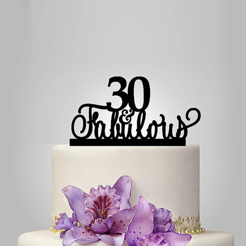 2017 Real Rushed Acrylic 30th & Fabulous Wedding Cake Topper/wedding Stand/wedding Decoration /Custom Topper Anniversary
2017 Real Rushed Acrylic 30th & Fabulous Wedding Cake Topper/wedding Stand/wedding Decoration /Custom Topper Anniversary
