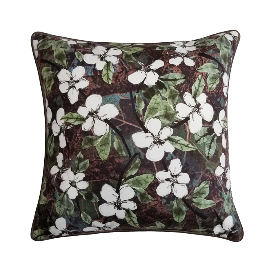 Fashion Small White Flower Leaves Soft Fabric Home Sofa Chair Cushion Cover Decorative Designer Pillow Case 45x45cm 2 colors
Fashion Small White Flower Leaves Soft Fabric Home Sofa Chair Cushion Cover Decorative Designer Pillow Case 45x45cm 2 colors