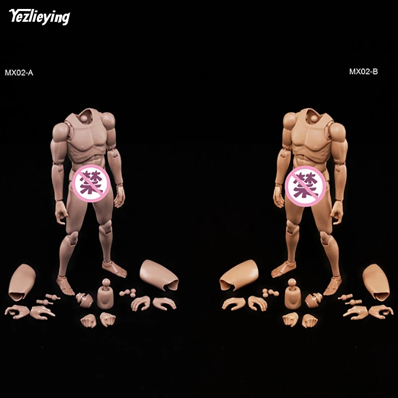 1/6 scale Action Figure Body Man's Caucasian Skin Muscle Series MX02-B Asian Figurine 12 Inch Head toy
1/6 scale Action Figure Body Man's Caucasian Skin Muscle Series MX02-B Asian Figurine 12 Inch Head toy