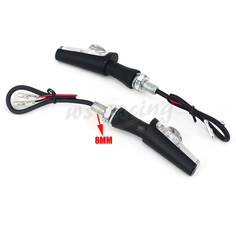 Motorcycle Universal 8MM Black LED Sword Turn Turning Signal Direction Light Indicator Blinker
Motorcycle Universal 8MM Black LED Sword Turn Turning Signal Direction Light Indicator Blinker
