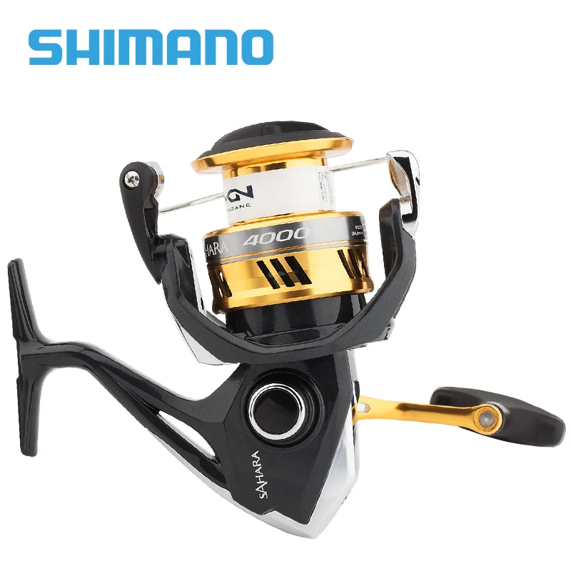 100% оригинальная спиннинговая Рыболовная катушка Shimano SAHARA FI 1000 C2000HGS 2500HGS C3000HG 4000XG 4 +