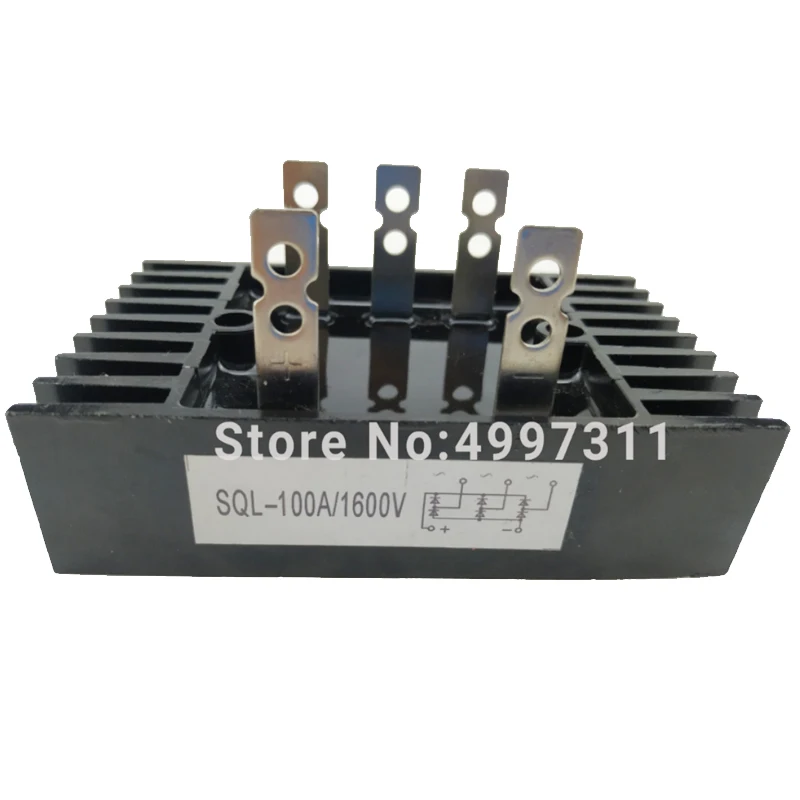 Chinese Own Factory! Quality SQL100A With Heatsink (100A/1600Volt) For Three-Phases Bridge Rectifier Hot Sale In Market
Chinese Own Factory! Quality SQL100A With Heatsink (100A/1600Volt) For Three-Phases Bridge Rectifier Hot Sale In Market