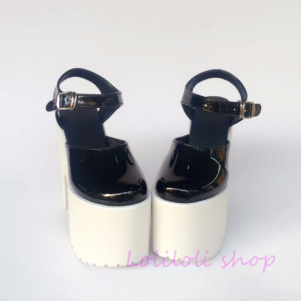 Princess sweet lolita shoes loliloli yoyo Japanese design custom large-size muted black lace-up high-heeled shoes an5073
Princess sweet lolita shoes loliloli yoyo Japanese design custom large-size muted black lace-up high-heeled shoes an5073