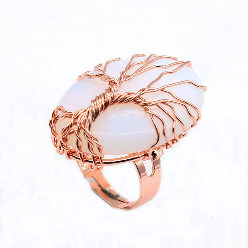 Trendy-beads Rose Gold Color Wire Wrap Rose Pink Quartz Resizable Oval Ring Labradorite Stone Jewelry
Trendy-beads Rose Gold Color Wire Wrap Rose Pink Quartz Resizable Oval Ring Labradorite Stone Jewelry