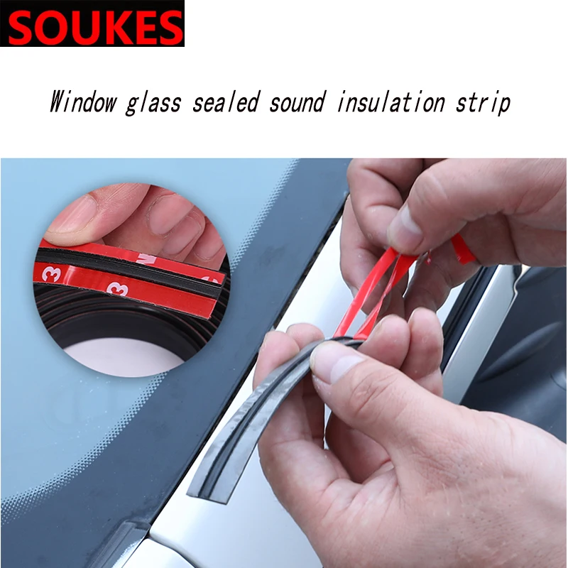 Car Windshield Edges Gap Rubber Sound Seal Strip Sticker For Peugeot 307 206 308 407 207 2008 3008 508 406 208 Mazda 3 6 2 CX-5
Car Windshield Edges Gap Rubber Sound Seal Strip Sticker For Peugeot 307 206 308 407 207 2008 3008 508 406 208 Mazda 3 6 2 CX-5