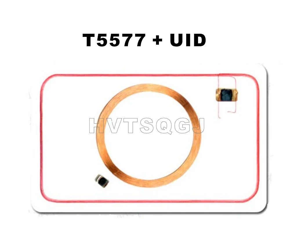 10pcs/lot Dual Chip Frequency RFID 13.56Mhz 1K UID and T5577 125 kHz ID blank card Readable Writable Rewrite card
10pcs/lot Dual Chip Frequency RFID 13.56Mhz 1K UID and T5577 125 kHz ID blank card Readable Writable Rewrite card