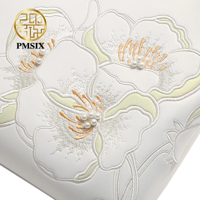 PMSIX Elegant Embroidery Flowers Leather Women Handbags Fashion Ladies White Shoulder Bag Simple Crossbody Bags
PMSIX Elegant Embroidery Flowers Leather Women Handbags Fashion Ladies White Shoulder Bag Simple Crossbody Bags