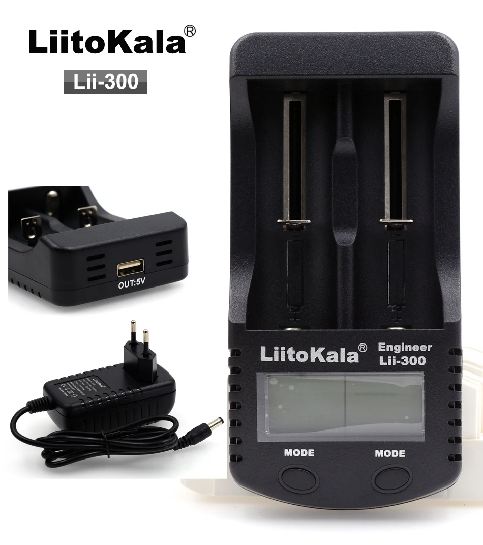 Новинка, Цифровое зарядное устройство LiitoKala Lii-300 18650, ЖК-дисплей, тестовая емкость аккумулятора 18650, зарядное устройство
Новинка, Цифровое зарядное устройство LiitoKala Lii-300 18650, ЖК-дисплей, тестовая емкость аккумулятора 18650, зарядное устройство