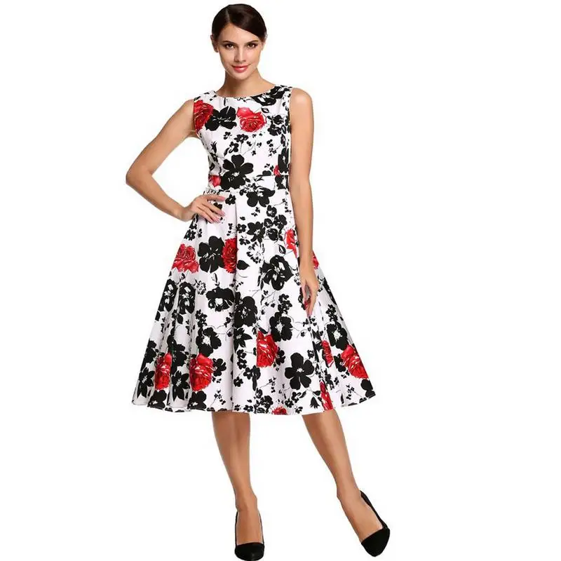 Ladies Summer Retro Retro Dresses Large Swing Party Robe Rockabilly 50s Dresses XL Cotton Women Vestidos Voile Hem plue size G27
Ladies Summer Retro Retro Dresses Large Swing Party Robe Rockabilly 50s Dresses XL Cotton Women Vestidos Voile Hem plue size G27