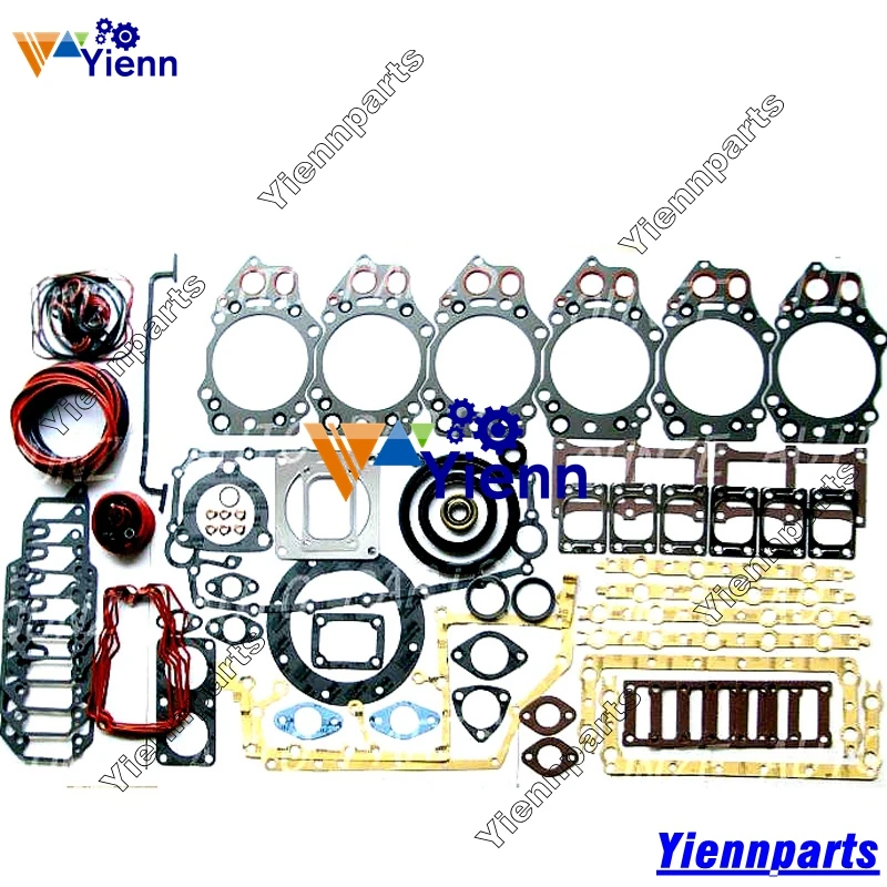 6D140 S6D140 Full Gasket kit with Head Gasket for KOMTASU PC650-3 Excavator SAA6D140 engine parts 6212-K1-9901+6212-K2-9901
6D140 S6D140 Full Gasket kit with Head Gasket for KOMTASU PC650-3 Excavator SAA6D140 engine parts 6212-K1-9901+6212-K2-9901