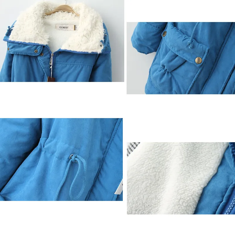 Fleece Female Jacket Parka Feminine Coat 2018 Winter New Casual Drawstring Slim Lamb Velvet Warm Outerwear Jacket For Women
Fleece Female Jacket Parka Feminine Coat 2018 Winter New Casual Drawstring Slim Lamb Velvet Warm Outerwear Jacket For Women