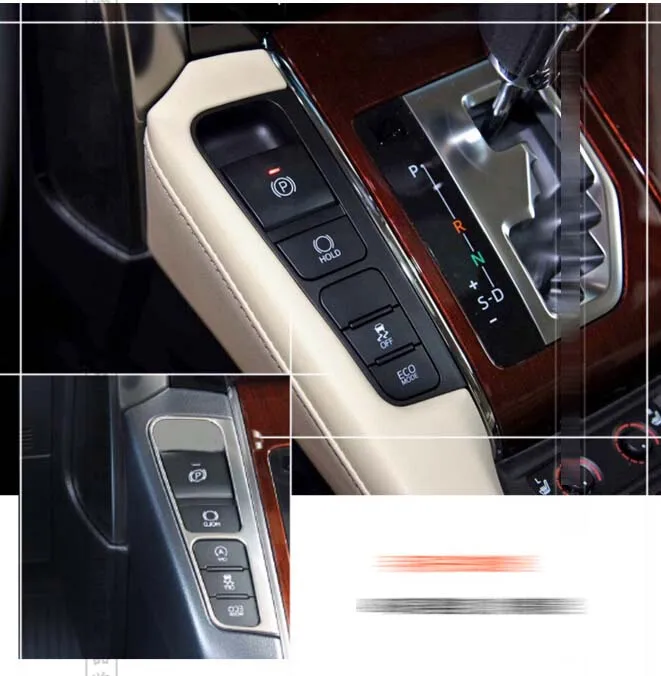 Car Styling Matte Silver Chrome ABS Electronic Parking Brake Switch Protective Cover Sticker For TOYOTA ALPHARD 2016
Car Styling Matte Silver Chrome ABS Electronic Parking Brake Switch Protective Cover Sticker For TOYOTA ALPHARD 2016