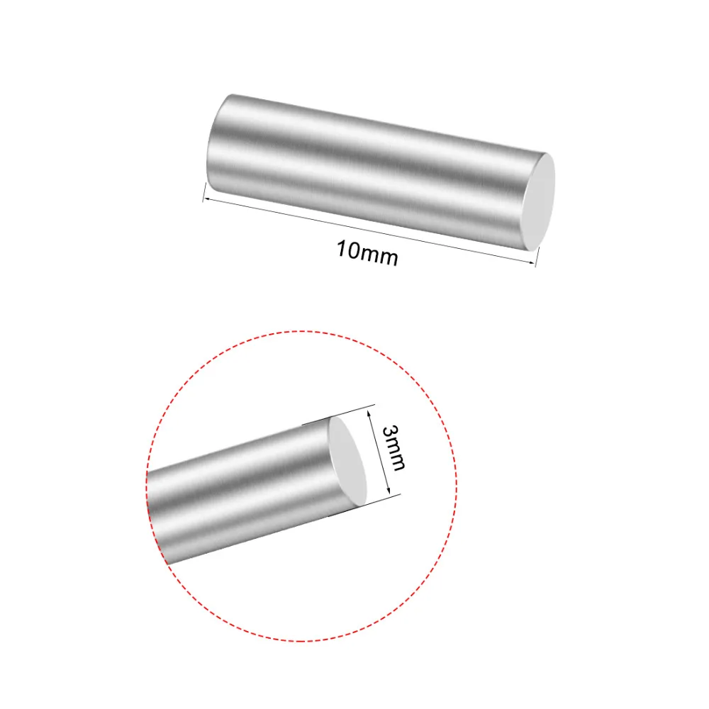 uxcell 20Pcs Stainless Steel 3mm Dia Shaft Round Rod for DIY Toy RC Car Model Part Length 10mm/15mm/20mm/25mm/30mm/35mm
uxcell 20Pcs Stainless Steel 3mm Dia Shaft Round Rod for DIY Toy RC Car Model Part Length 10mm/15mm/20mm/25mm/30mm/35mm