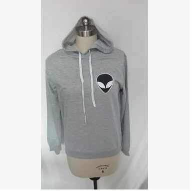 Brand Casual Wear Pullovers Women Clothing Alien Print Hooded Long Sleeve Fashion Sweatshirt
Brand Casual Wear Pullovers Women Clothing Alien Print Hooded Long Sleeve Fashion Sweatshirt