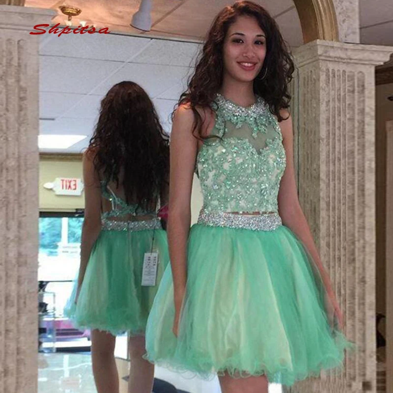 Mint Green Short Lace Cocktail Dresses Party Crystal Graduation Women Prom Plus Size Coctail Mini Semi Formal Dresses
Mint Green Short Lace Cocktail Dresses Party Crystal Graduation Women Prom Plus Size Coctail Mini Semi Formal Dresses
