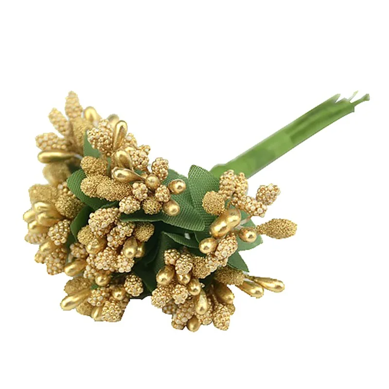 144 шт./лот Искусственные цветы с тычинками для рукоделия домашние аксессуары