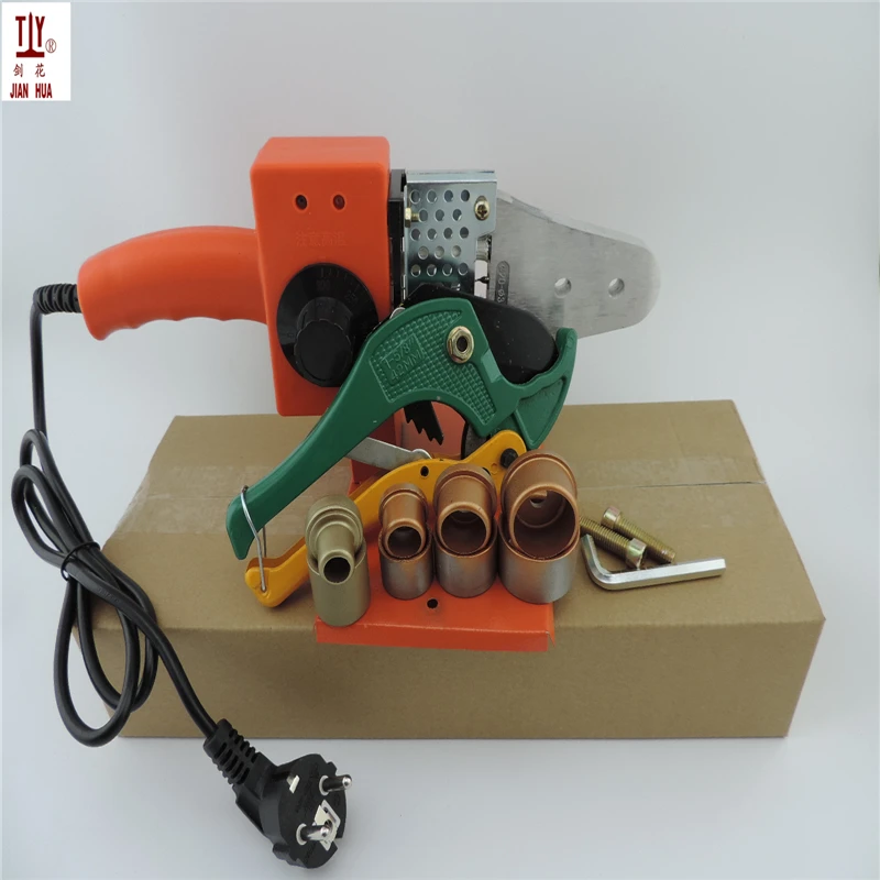 JIANHUA With 42mm pipe cutter 16mm-32mm Ppr Welder, Water Welder, Temperature Controled Plastic Pipe welding machine
JIANHUA With 42mm pipe cutter 16mm-32mm Ppr Welder, Water Welder, Temperature Controled Plastic Pipe welding machine