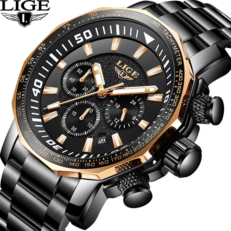 Relogio Masculino 2018 New LIGE Fashion Brand Mens Watches Full Steel Business Quartz Clock Military Sport Waterproof Watch Men
Relogio Masculino 2018 New LIGE Fashion Brand Mens Watches Full Steel Business Quartz Clock Military Sport Waterproof Watch Men