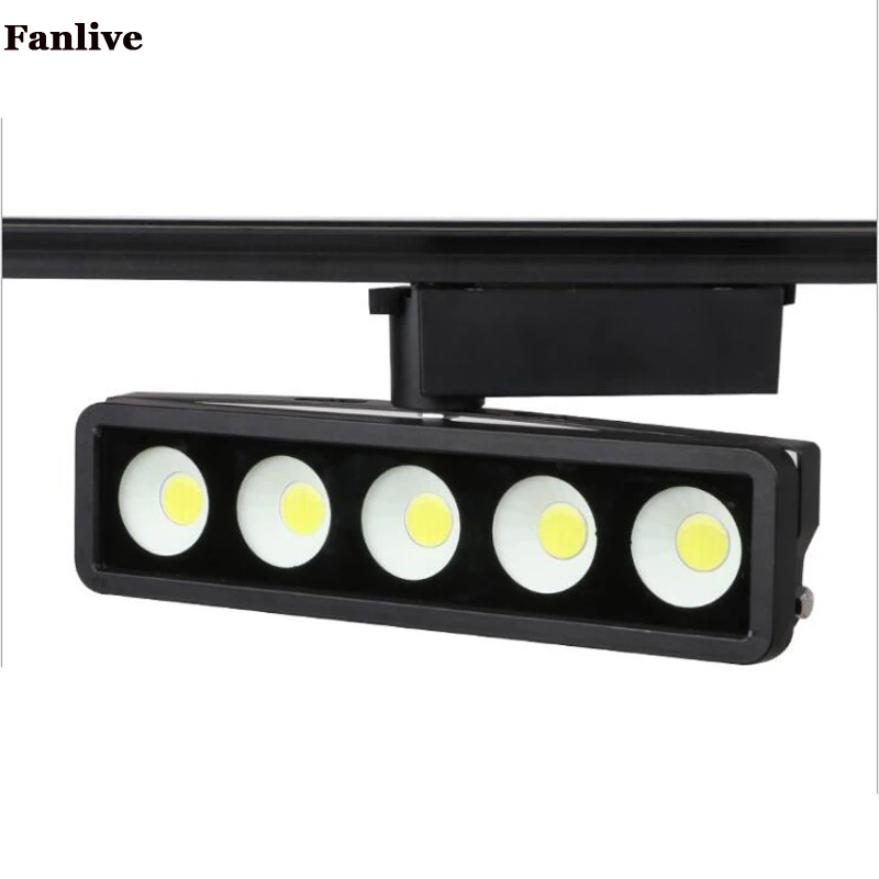 Fanlive 10PCS High Power COB Track Lighting 50w Led Lamp Modern Spotlight Track Rail Light AC220V
Fanlive 10PCS High Power COB Track Lighting 50w Led Lamp Modern Spotlight Track Rail Light AC220V