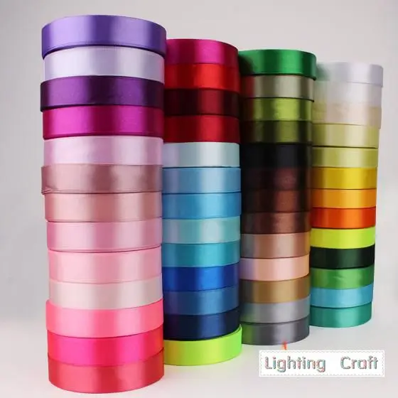 1" (25mm) single face Satin Ribbon 125yds (25yds x 5pcs) for webbing celebration decoration and craft diy
1" (25mm) single face Satin Ribbon 125yds (25yds x 5pcs) for webbing celebration decoration and craft diy