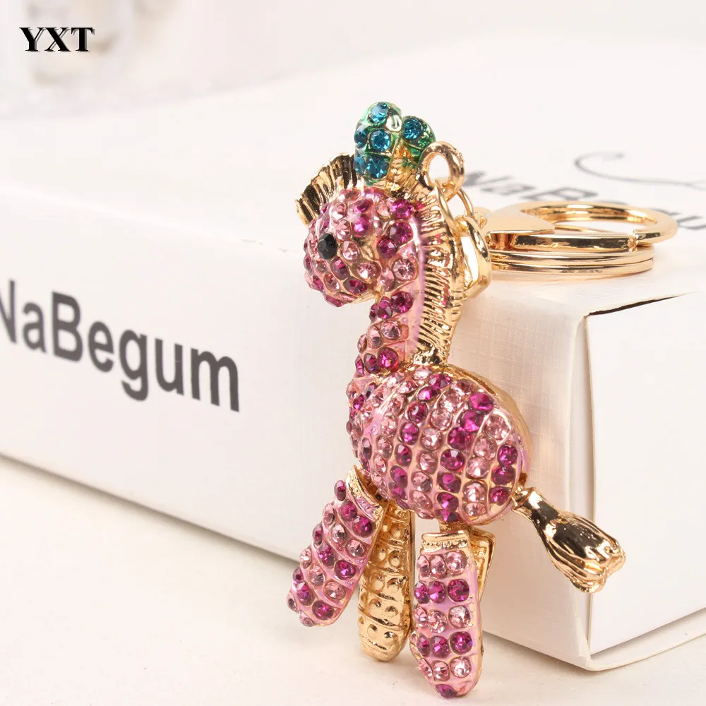 Zebra Pink Horse Fashion Rhinestone Crystal Purse Bag Keyring Key Chain Gift Original Handmade New Arrive Souvenir
Zebra Pink Horse Fashion Rhinestone Crystal Purse Bag Keyring Key Chain Gift Original Handmade New Arrive Souvenir