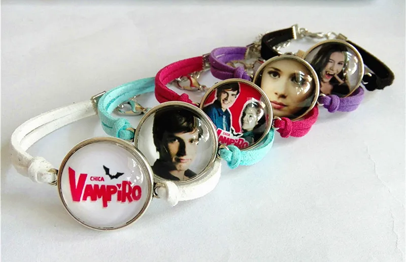 24pcs/lot Vampiro Bracelet for Girls wonmen Glass bracelet Handcuffs bracelet Infinity Cabochon Charms bracelet Christmas gift
24pcs/lot Vampiro Bracelet for Girls wonmen Glass bracelet Handcuffs bracelet Infinity Cabochon Charms bracelet Christmas gift