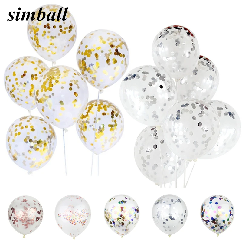 5pcs Inflatable Gold Confetti Balloon Baby Shower 12inch Clear Birthday Balloons Wedding Decoration Kids Birthday Party Supplies
5pcs Inflatable Gold Confetti Balloon Baby Shower 12inch Clear Birthday Balloons Wedding Decoration Kids Birthday Party Supplies