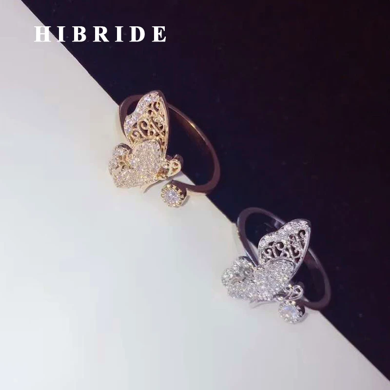 HIBRIDE Fasihon Design Butterfly Shape Open Adjustable Rings For Women Jewelry New Ring Anillos Anniversary Gifts R-227
HIBRIDE Fasihon Design Butterfly Shape Open Adjustable Rings For Women Jewelry New Ring Anillos Anniversary Gifts R-227