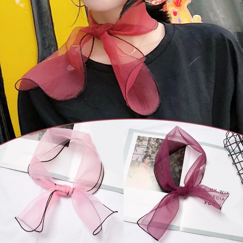 1PC Women Popular Newest scarves High Quality Korean Solid Organza Exquisite Ladies Candy Color Magic Clothing Accessories
1PC Women Popular Newest scarves High Quality Korean Solid Organza Exquisite Ladies Candy Color Magic Clothing Accessories