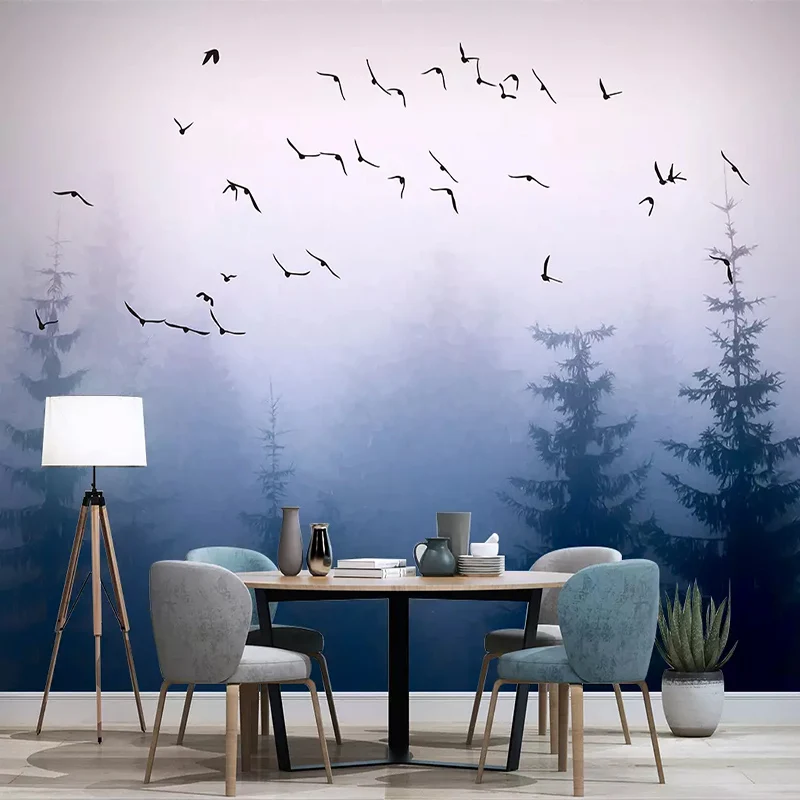 3D Photo Wallpaper Nordic Fantasy Forest Modern Cloud Bird Wall Cloth Wall Painting Living Room Study Home Decor Papel De Parede
3D Photo Wallpaper Nordic Fantasy Forest Modern Cloud Bird Wall Cloth Wall Painting Living Room Study Home Decor Papel De Parede