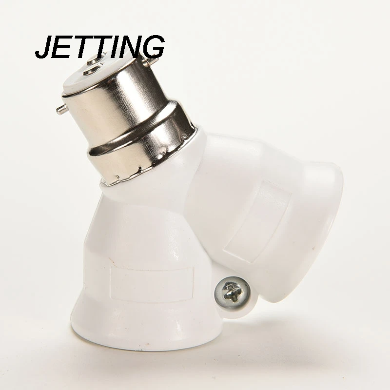 New B22 To 2x E27 Bayonet Light Bulb Lamp Converter Adapte Splitter Screw Socket High Quality
New B22 To 2x E27 Bayonet Light Bulb Lamp Converter Adapte Splitter Screw Socket High Quality