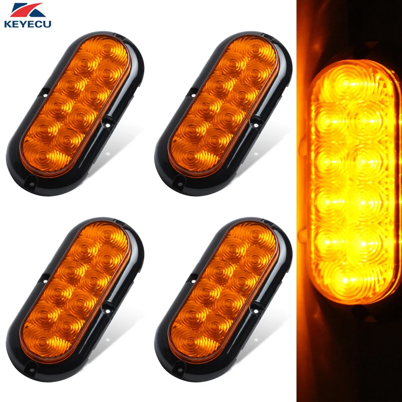 KEYECU 4 шт. Янтарный 10 LED 6 "Грузовик Трейлер Trail автобус боковой маркер стоп Стоп Хвост светодиодные фонари
KEYECU 4 шт. Янтарный 10 LED 6 "Грузовик Трейлер Trail автобус боковой маркер стоп Стоп Хвост светодиодные фонари